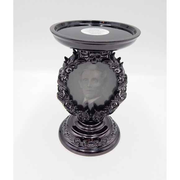 Bath And Body Works Halloween Candle Holder Lenticular Skulls Black Spooky 2023 - Picture 2 of 12